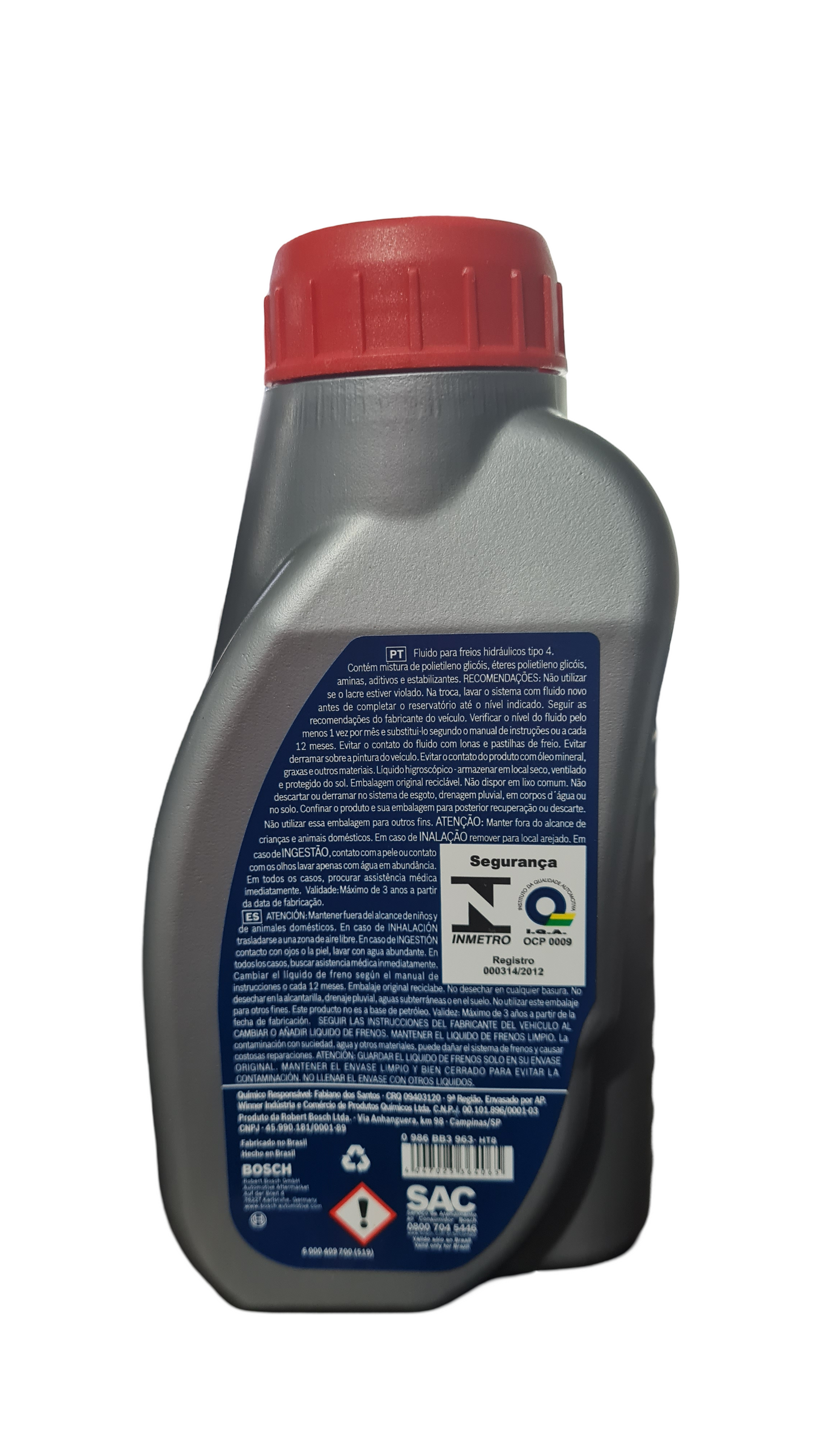 LIQUIDO FRENO BOSCH DOT 4 355ML