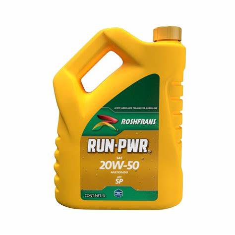 20W-50 ROSHFRANS RUN-PWR GARRAFA 5L MOTOR A GASOLINA