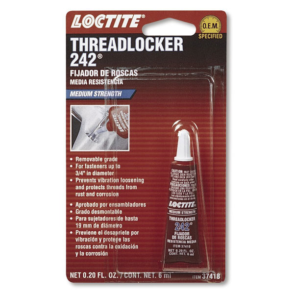*E1* LOCTITE 242 FIJADOR DE ROSCAS AZUL 6ML