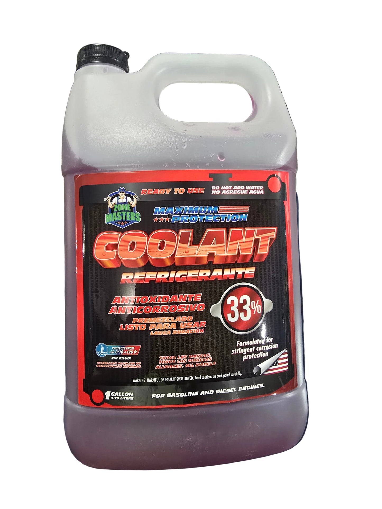 COOLAN ROJO MASTER LIQUIDO PARA RADIADOR ECONOMICO 33/33