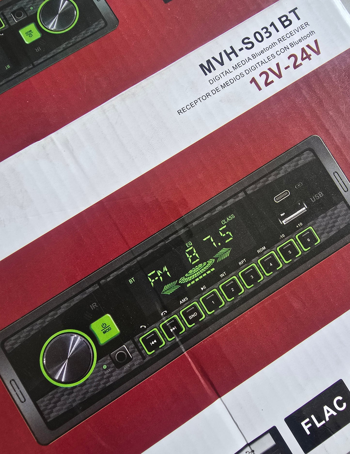 MP5-B010- RADIO PANTALLA RETRACTIL MANUAL 7" PULGADAS