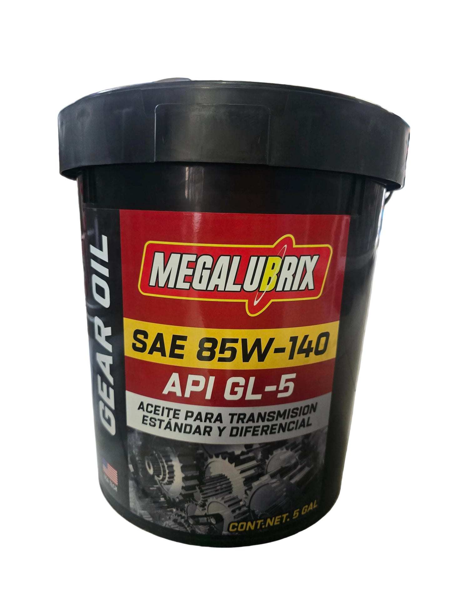 CUBETA DE DIFERENCIAL TRANSMISION SAE 85W-140 MEGALUBRIX API GL5