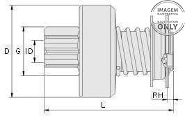*E4-02* BÉNDIX 28MT; SPL-12, 10D, BN080 WAI GLOBAL
