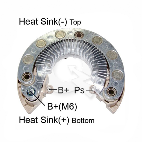 *C6-05* RCT-8132-AV RECTIFICADOR O PLACA DE DIODOS, FORD ESCAPE 2.5L (2009), FOCUS 2.0L (2008-10), TAURUS X 3.5L V6 (2008-09), FLEX 3.5L V6 (2009), MAZDA TRIBUTE 2.5L (2009), MERCURY MARINER 2.5L (2009), LINCOLN MKS 3.7L V6 (2009), (REGITAR)