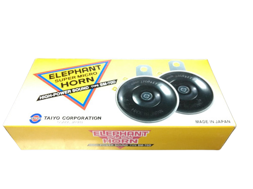 *A5* JUEGO DE PITOS ELEPHANT BOC-3906 / PIT-008 DISCO PEQUEÑO TONO ALTO-BAJO - 12V