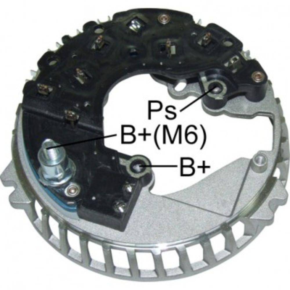 *D6* TRANSPO FR6073 / PL012 PLACA DE DIODOS FORD ESCAPE 110A FORD F250 Y SERIES, FORD 6G 105-110AMP, FORD ESCAPE V6, FOCUS 01-07 (6 DIODOS - PEQUEÑA)