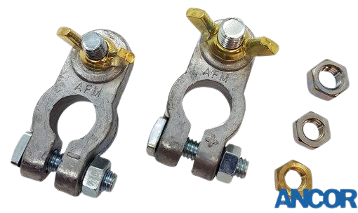 *A1* BORNE O TERMINAL PLOMO DE TORNILLO ORIGINAL (+) (-)