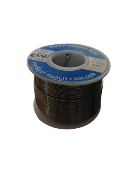 MISC-2010 ESTAÑO SUPER CABLE DE SOLDADURA LA MEJOR SOLDADURA DE CALIDAD TAMAÑO: 50%, DIA. 1,6 mm PESO NETO 1/2 LB