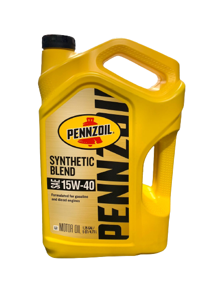 PENNZOIL SYNTHETIC BLEND SAE 15W-40 ACEITE DE MOTOR - 5 QT