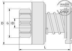 *E4-13* BÉNDIX TOYOTA HILUX; SPL-10 9D, (ZNP-0888)