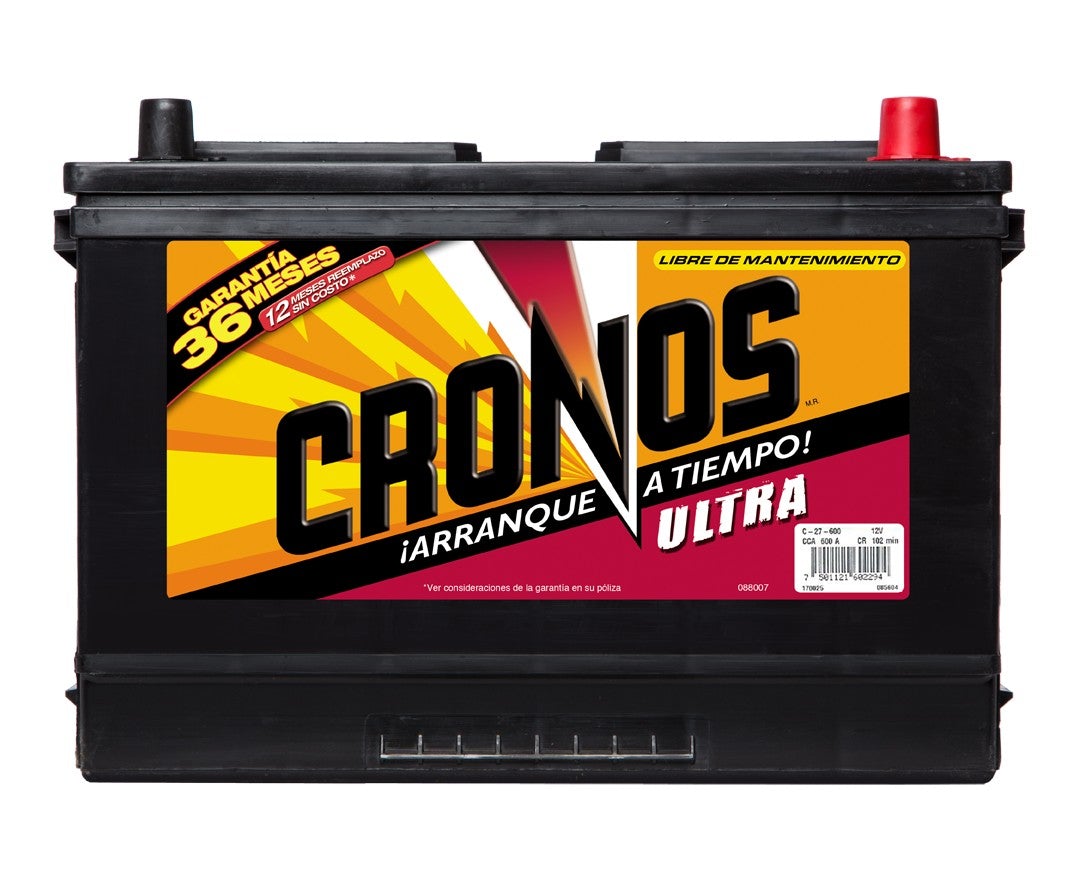 BATERIA CRONOS C-27-600 CCA:600 12V (115 A)