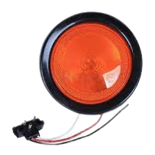 ** STOP REDONDO SELLADO 4" BASE DE HULE AMARILLO.