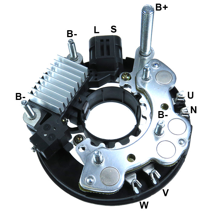 *F6-1* REGULADOR + PLACA DE DIODO 12V RV-9003 (GAUSS) ISUZU DMAX