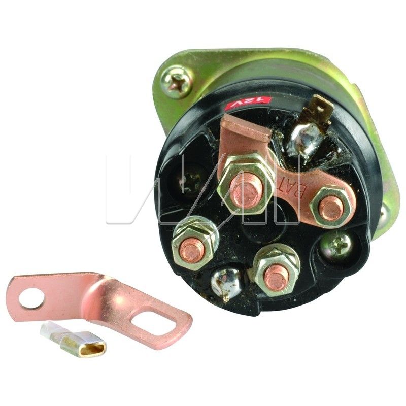 *P4-03* SELENOIDE DE TRACTOR MASSEY FERGUSON Y LUCAS PATA ANCHA 12V(HARFON) 4-T