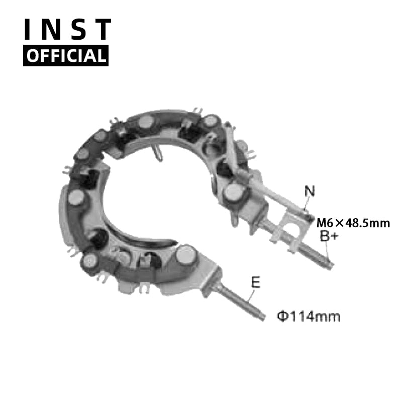 PUENTE RECTIFICADOR DE ALTERNADOR NPD11406L 0215901890 0215901900 0215901910 0215901950 132657 REC616 REC616H