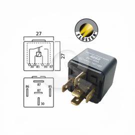 *S11* RELAY 5 PINES 4252 FLOSSER RELAY 24V 20A -
