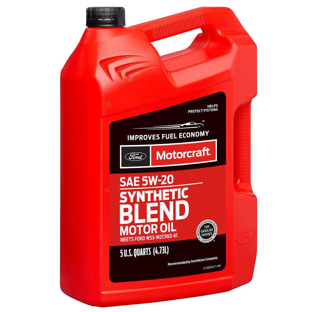 FORD® MOTORCRAFT® 5W-20 ACEITE DE MOTOR - MEZCLA SINTETICA - 5 QT GARRAFA