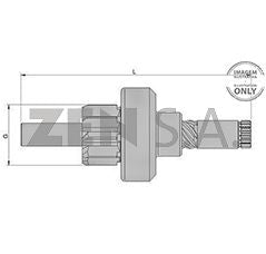 *D4-09* BÉNDIX HONDA CIVIC 1.8L (2006-11), ACURA 2004-08 BN1001 WAI CORTO
