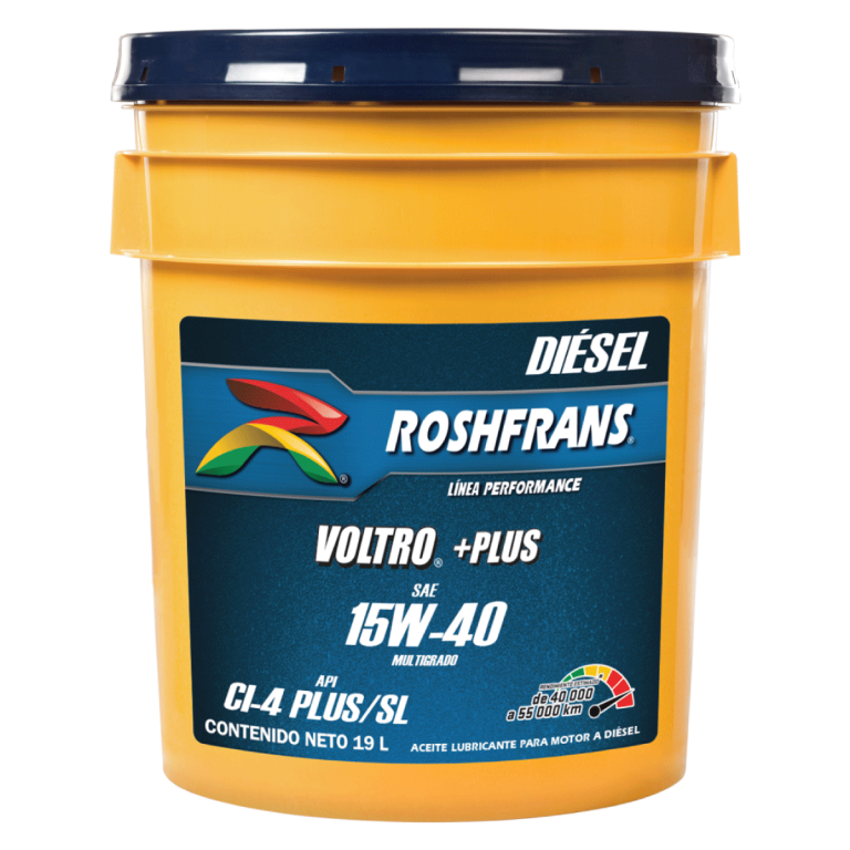 CUBETA VOLTRO+PLUS DE ACEITE + SAE 15W40 API CIA (ROSHFRANS)