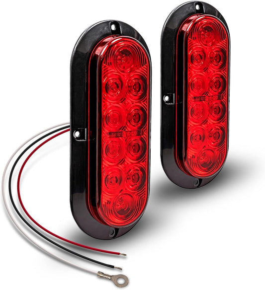 *K5* STOP LED ROJO OVALADO 12-24V (UNIDAD)