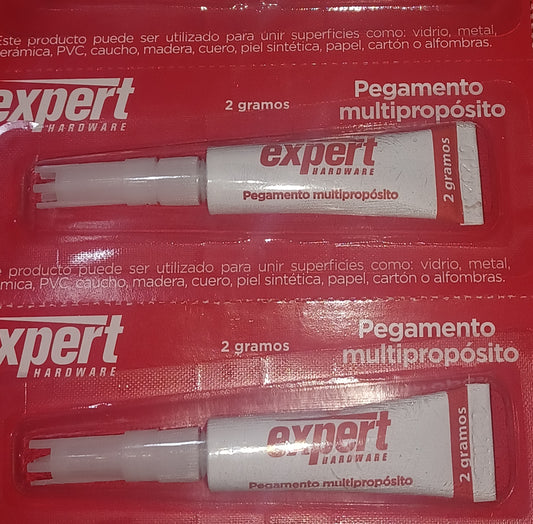 *E1* PEGAMENTO SUPER GLUE EXPERT MULTIPROPOSITO 2 GRAMOS