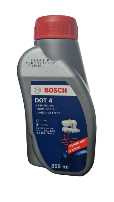 LIQUIDO FRENO BOSCH DOT 4  355ML