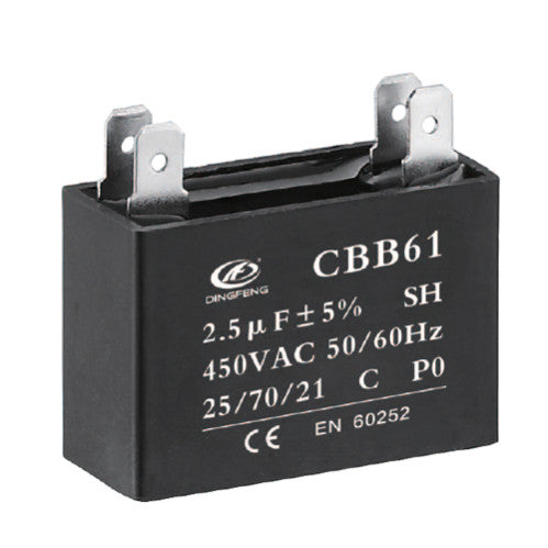 CBB61 CAPACITOR (WISPER PARTS)450VAC,50/60HZ