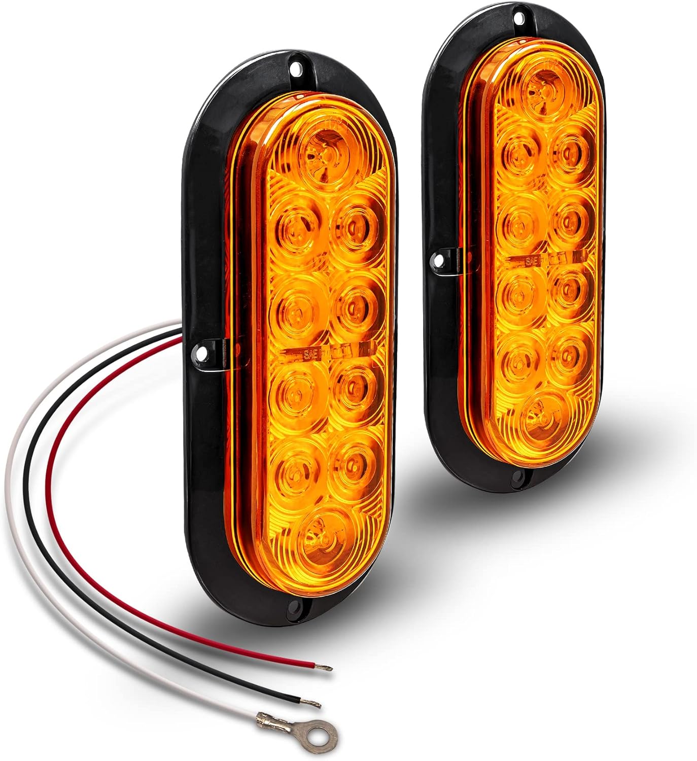 *K5* STOP LED OVALADO AMBAR 12-24V (UNIDAD) REP. LAS VEGAS