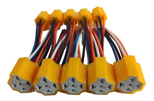 *L1*  CONECTOR  5 PINES CERAMICA ANARANJADO 3132