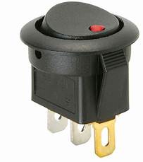 *S18-12* SWITCH ON/OFF/ON CUADRADO DE 3 POSICIONES Y 3 PATILLAS - (NEGRO)