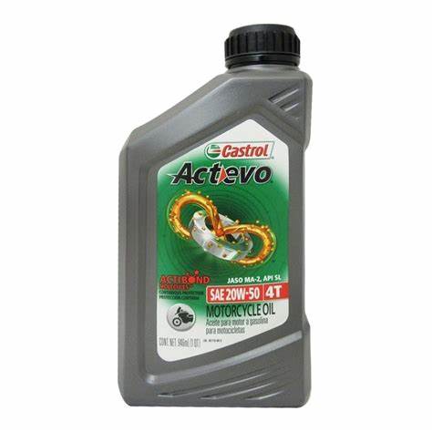 CASTROL ACTEVO 4T 20W-50 - 1LT