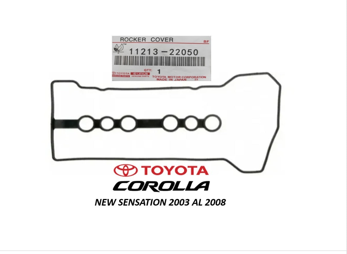 *A4* 15-03-00002/56025300 EMPAQUE TAPADERAS DE VALVULAS TOYOTA COROLLA 1ZZ-9808 ENGINE 1ZZFE