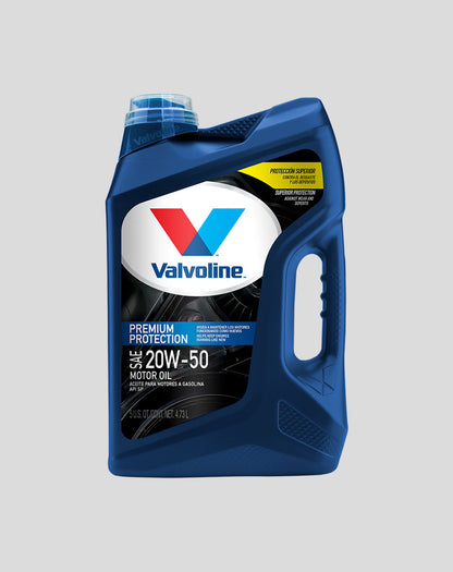 VALVOLINE 20W-50 ACEITE DE MOTOR MINERAL EN GARRAFA DE 5QTS