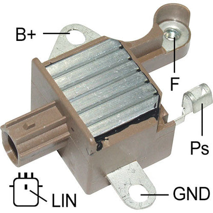 IN6363 (REGITAR) REGULADOR DE ALTERNADOR HONDA CRV Y CIVIC DENSO