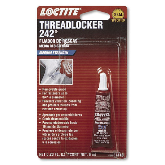 *E1* LOCTITE  242 FIJADOR DE ROSCAS AZUL 6ML