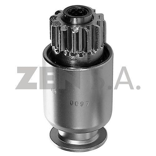 *F2* BENDIX ZNP-0808/54-124-2 OEM: 1.01.0097.0; DD DE LA SERIE DELCO 40MT, 42MT, 50MT; No. DIENTES: T 12, D.E PIÑÓN: G 46.3, LONG.: 120.1; UTILIZADO EN: CATERPILLAR, FORD, FREIGHTLINER, KENWORTH, VOLVO / 12-D 19-SPL CW