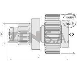 *E3* BÉNDIX ZEN  0818 (SD-0892-BR) PARA TACOMA Y TOYOTA VARIOS