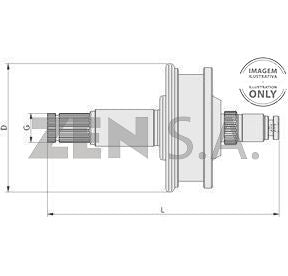 *F4* BÉNDIX ZNP-0941 MITSUBISHI OSGR; № DIENTES: T 18, DIÁ.E PIÑÓN: G 13.5, LONG. 109/123; OEM № MITSUBISHI M357T70171; UTILIZADO EN: MITSUBISHI, MAZDA, FIAT IVECO, CITROEN