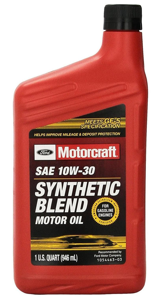 FORD® MOTORCRAFT® 10W-30 ACEITE DE MOTOR - MEZCLA SINTETICA - 1 QT