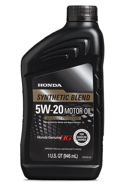 HONDA 5W-20 SYNTHETIC BLEND - 1 QT