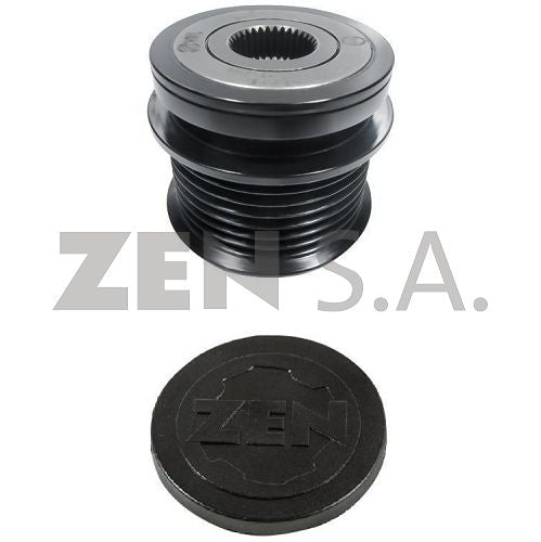 *B4* ZEN 6001 / 2236; POLEA DESACOPLADORA Z-VIBE; PARA: TOYOTA TACOMA 2.7L (2007-04) / 7 RANURAS