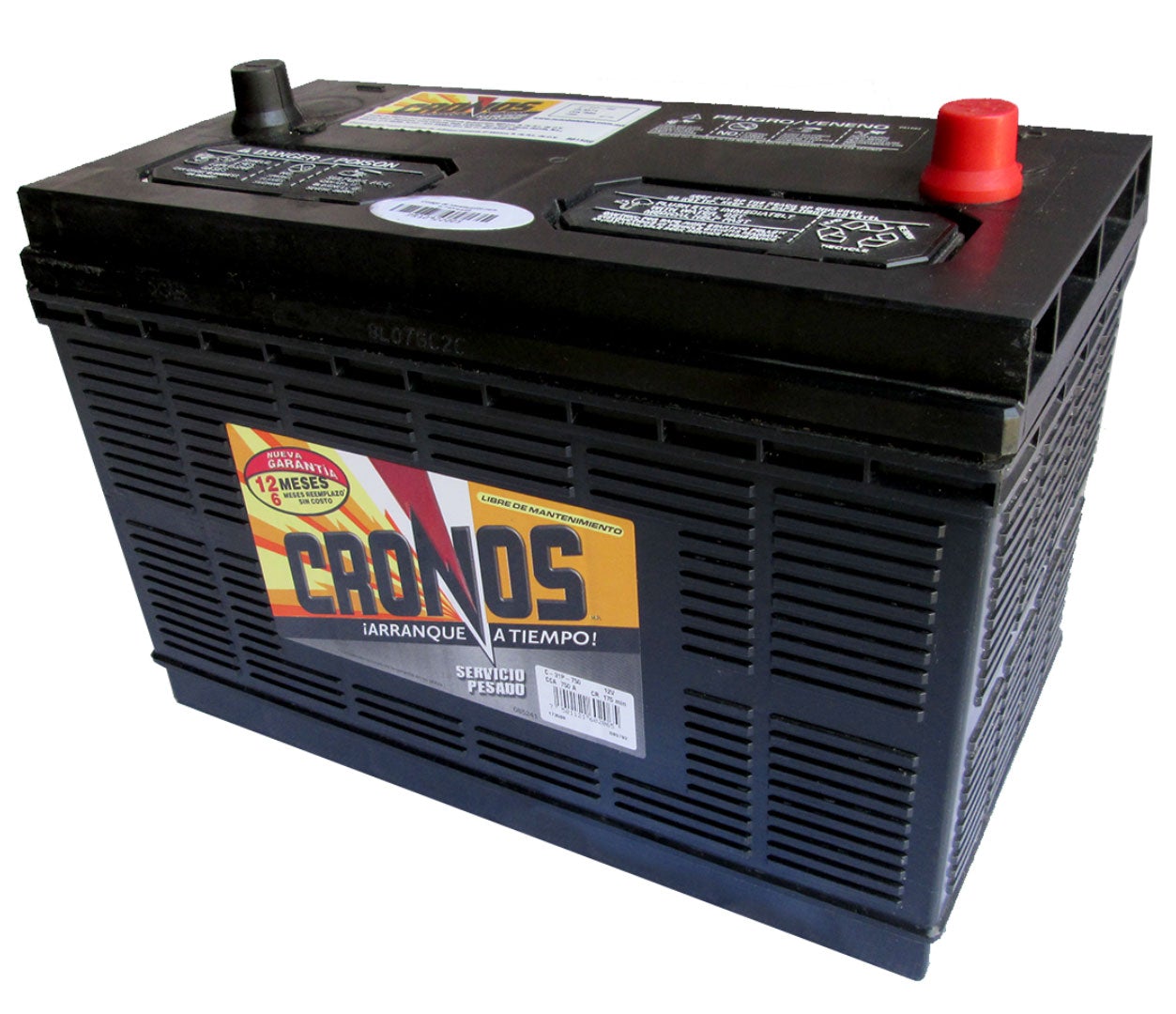 BATERIA CRONOS ULTRA C-31P-750 12V ACUMULADOR PARA VEHICULO UTILITARIO Y CAMIONES NPR/NQR (130A)