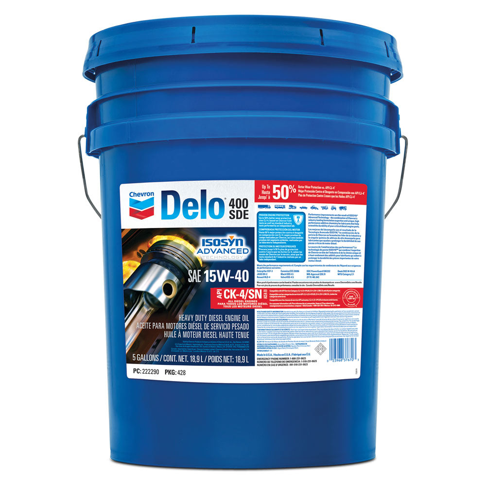 DELO 400 CHEVRON CH-15W40 CK-4 EN CUBETA