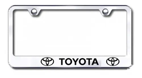 MARCO PARA PLACA O PORTAPLACA PARA TOYOTA 100G ACERO INOXIDABLE