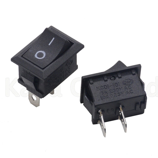 SWITCH PARA LUZ (ON-OFF) 2 CONTACTOS MINI 21MM PLASTICO