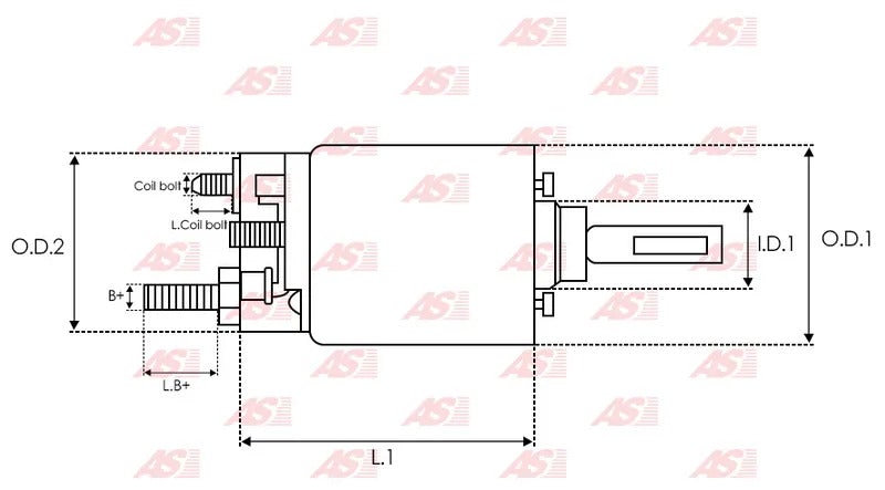 *J3* 2250-77008 (PREMIUM) SELENOIDE HITACHI; OEM: 2250-77008; SE UTILIZA EN: ISUZU DIESEL NPR/C190/C240, NISSAN UD / 24V