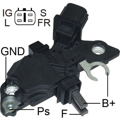 *S6* IB236-30417 12V TOYOTA (WAI/TRANSPO) REGULADOR DE VOLTAJE; Alternador: Bosch 0-120-000-023