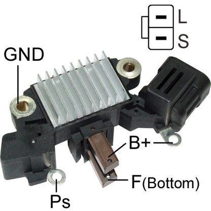 *S6*-23* IH738 IH748 ( REGULADOR DE VOLTAJE 12V: ISUZU NPR 2003-06 DE NISSAN PATHFINDER SENTRA EXTERRA ALTIMA FRONTIER