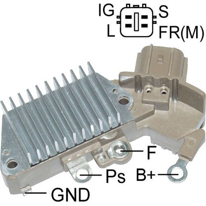 IN372-03118 / R274 12V (TRANSPO) REGULADOR DE VOLTAJE PARA: TOYOTA TACOMA, YARIS [ALT: DENSO IR / IF]