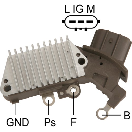 IN447-26819 12V DENSO EN SCION, SET POINT 14,1V (WAI/TRANSPO) REGULADOR DE VOLTAJE; Alternador: Denso IR / IF